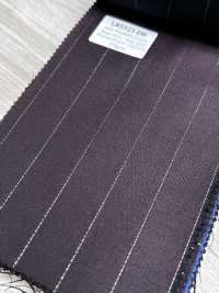 LA5521-DR Classic Japanese Silk Lame Wool Stretch Stripe Dark Red[Textile] HOSOI SYOJI Additional Images