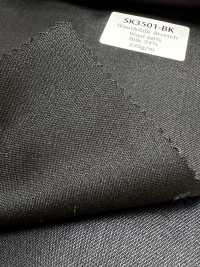 SK3501-BK Standard Japanese-Made Silk Wool Stretch Black[Textile] HOSOI SYOJI Additional Images