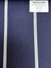 SK3523-NV Classic Japanese-Made Silk Wool Stretch Stripe, Navy Blue