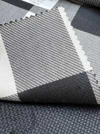 SK3535-WT Classic Made In Japan Silk Wool Stretch Check White[Textile] Additional Images