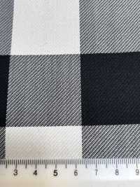 SK3535-WT Classic Made In Japan Silk Wool Stretch Check White[Textile] Additional Images