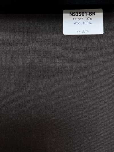 NS3501-BR Standard Made In Japan Super110’s Wool Stretch Brown