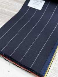 NS3521-NV Classic Japanese-made Super 110’s Wool Stretch Navy Blue[Textile] HOSOI SYOJI Additional Images
