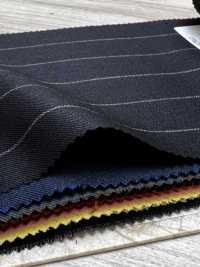 NS3521-NV Classic Japanese-made Super 110’s Wool Stretch Navy Blue[Textile] HOSOI SYOJI Additional Images