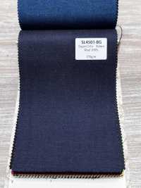 SL4501-BG Standard Japanese-made Super110’s Iridescent Wool Stretch Blue Gray[Textile] HOSOI SYOJI Additional Images