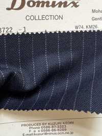 23722-1 Classic Mohair Twill Gently Cloth DOMINX Premium Collection Black[Textile] Kuzuri Woolen Fabric (DOMINX) Additional Images
