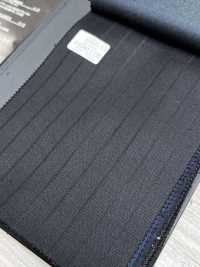 69580-17 26AW HERDREX [Silk & Wool] Silk And Wool Black Shadow Stripe[Textile] Kunishima Co., Ltd. Additional Images