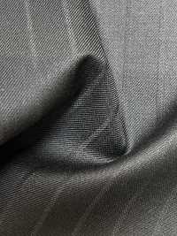 69580-17 26AW HERDREX [Silk & Wool] Silk And Wool Black Shadow Stripe[Textile] Kunishima Co., Ltd. Additional Images