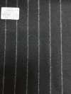 69582-13 26AW HERDREX [Tasmanian Flannel] Silk And Wool Black Stripe