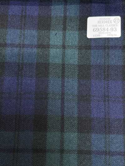 69584-93 26AW HERDREX [THE MILL CLASSICS] Mill Classics Check Green