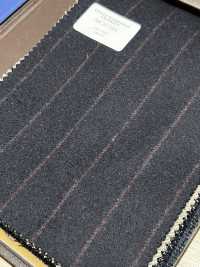 56CN5201 CANONICO (Canonico) ORIGINAL WOOLLEN FLANNEL Dark Navy/Red Stripe[Textile] CANONICO Additional Images