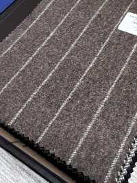 56CN5202 CANONICO ORIGINAL WOOLLEN FLANNEL Brown/Beige Stripe[Textile] CANONICO Additional Images