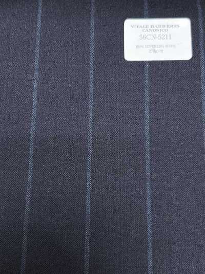 CANONICO FLANNEL CLASSICS Navy Blue/Blue Stripe