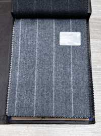 56CN5213 CANONICO (Canonico) FLANNEL CLASSICS Light Gray Stripe[Textile] CANONICO Additional Images