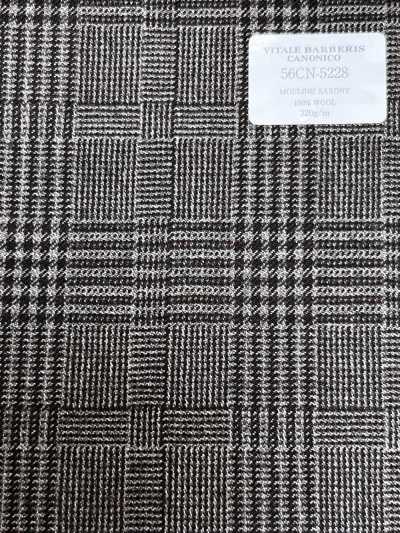 56CN5228 CANONICO 21 MOULINE SAXONY Brown Glen Check