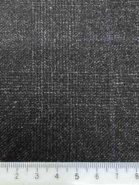 56CN5233 CANONICO WOOL SILK & LINEN FANCY SUITING Brown/Blue Windowpane[Textile] CANONICO Additional Images