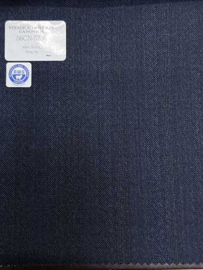 56CN5236 CANONICO (Canonico) RWS Traditional Worsted 21 Navy Blue Shadow Stripe