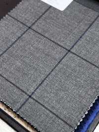 56CN5258 CANONICO (Canonico) PERENNIAL-CLASSICS Brown/Navy Blue Windowpane[Textile] CANONICO Additional Images
