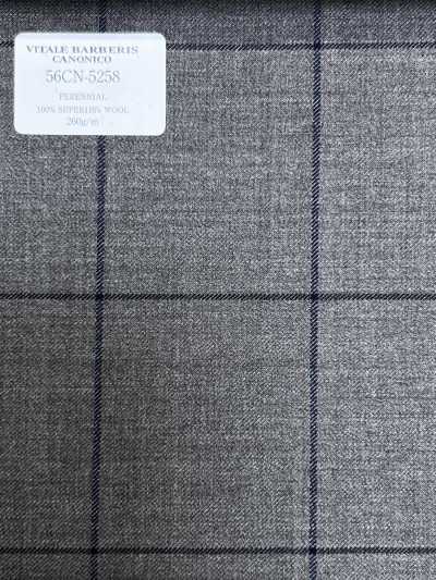 56CN5258 CANONICO (Canonico) PERENNIAL-CLASSICS Brown/Navy Blue Windowpane