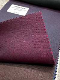 SR6501-DR Standard Japanese-made Premium Super120's Single-thread Stretch Solaro Dark Red No Pattern Iridescen[Textile] HOSOI SYOJI Additional Images