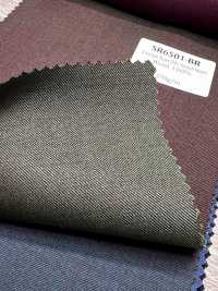 SR6501-BR Standard Japanese-made Premium Super120's Single-thread Stretch Solaro Brown No Pattern Iridescent[Textile] HOSOI SYOJI Additional Images