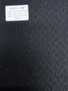 LA6511-BK Made In Japan Silk Lame Wool Stretch Black Stripe