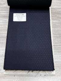 SK6511-NV Made In Japan Silk Wool Stretch Navy Blue Diamond Pattern[Textile] HOSOI SYOJI Additional Images