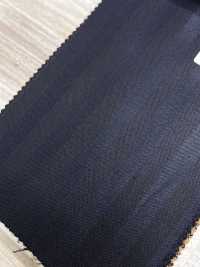 SK6512-NV Japanese-made Silk Wool Stretch Navy Blue Stripe[Textile] HOSOI SYOJI Additional Images