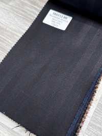 SK6512-BR Japanese-made Silk Wool Stretch Brown Stripe[Textile] HOSOI SYOJI Additional Images