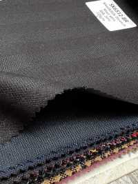 SK6512-BR Japanese-made Silk Wool Stretch Brown Stripe[Textile] HOSOI SYOJI Additional Images