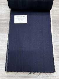 SK6521-NV Japanese-made Silk Wool Stretch Brown Stripe[Textile] HOSOI SYOJI Additional Images