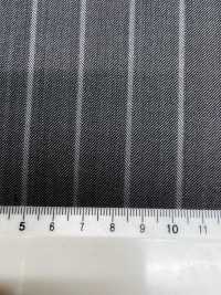 SK6521-GY Made In Japan Silk Wool Stretch Gray Stripe[Textile] HOSOI SYOJI Additional Images