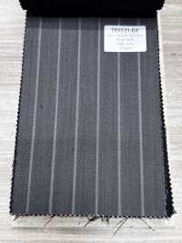 SK6521-GY Made In Japan Silk Wool Stretch Gray Stripe[Textile] HOSOI SYOJI Additional Images