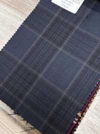 SK6531-GR Made In Japan Silk Wool Stretch Green Check[Textile] HOSOI SYOJI Additional Images