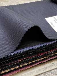 PR6531-NV Standard Japanese-made Premium Super 120's Single-thread Stretch Stripe Navy Blue[Textile] HOSOI SYOJI Additional Images