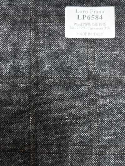 LP6584 Loro Piana Gray Check