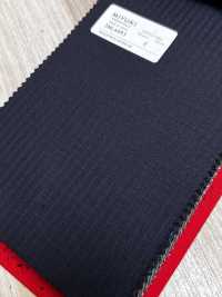 3ML4493 26AW MIYUKI Textile ESSENTIALS Stretch Twill Navy Stripe Miyuki Woolen Mills Additional Images