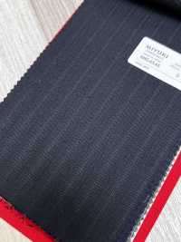 4MG4546 26AW MARUNOUCHI Twill Navy Stripe[Textile] Miyuki Woolen Mills Additional Images
