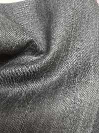 4MG4572 26AW MARUNOUCHI Twill Medium Gray Stripe[Textile] Miyuki Woolen Mills Additional Images