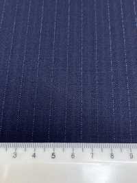 4ML4423 26AW THE CITY Twill Navy Stripe[Textile] Miyuki Woolen Mills Additional Images