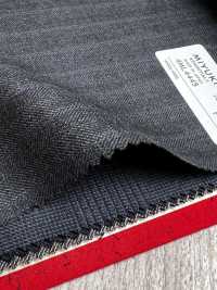4ML4445 26AW THE CITY Twill Charcoal Heaven Gray Stripe[Textile] Miyuki Woolen Mills Additional Images