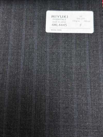 4ML4445 26AW THE CITY Twill Charcoal Heaven Gray Stripe