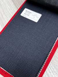 4ML4456 26AW THE CITY Twill Navy Check[Textile] Miyuki Woolen Mills Additional Images
