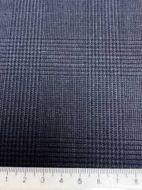 4ML4456 26AW THE CITY Twill Navy Check[Textile] Miyuki Woolen Mills Additional Images