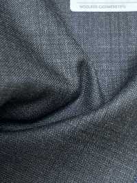 4MR4715 26AW Super100's × Cashmere Charcoal Heaven Gray Check[Textile] Miyuki Woolen Mills Additional Images