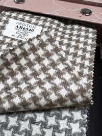 AR6540 ARISTON Super130's Beige Houndstooth[Fabric] HOSOI SYOJI Additional Images