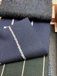 AR6548 ARISTON Super130's Navy Blue × White Stripe[Fabric] HOSOI SYOJI Additional Images