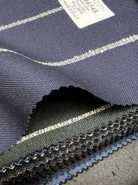 AR6548 ARISTON Super130's Navy Blue × White Stripe[Fabric] HOSOI SYOJI Additional Images