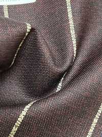 AR6550 ARISTON Super130's Brown X White Stripe[Fabric] HOSOI SYOJI Additional Images