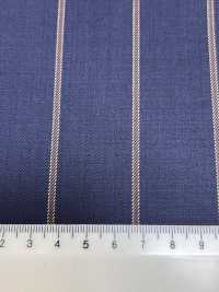 AR6551 ARISTON Super130's Navy Blue × Brown Stripe[Fabric] HOSOI SYOJI Additional Images